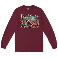 Burgundy Football Mom Long Sleeve Tee - Bettercallsaul