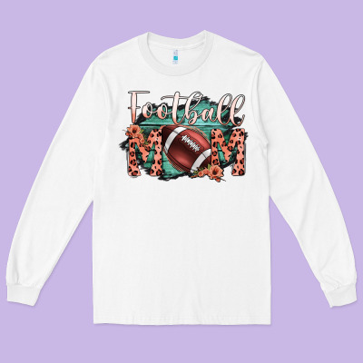 Football Mom Long Sleeve Tee Designed By Bettercallsaul