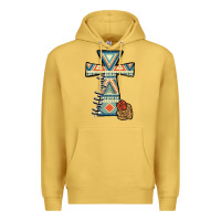 Antique Gold halleluljah aztec cross Premium Hoodie - JahusDesignShop