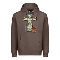 Coffee halleluljah aztec cross Premium Hoodie - JahusDesignShop