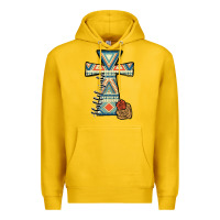 Lemon halleluljah aztec cross Premium Hoodie - JahusDesignShop