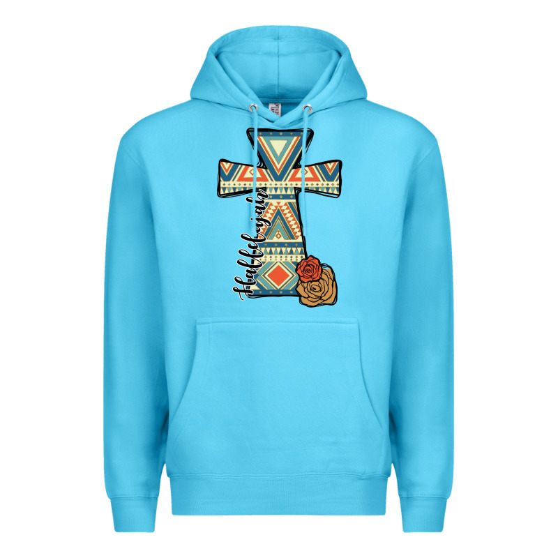 Halleluljah Aztec Cross Premium Hoodie by JahusDesignShop | Teevron