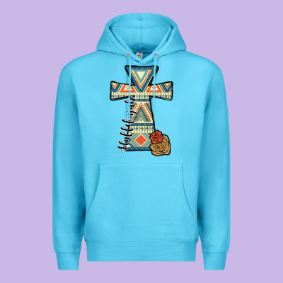 Halleluljah Aztec Cross Premium Hoodie Designed By Jahusdesignshop
