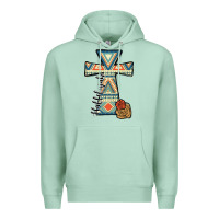 Seafoam halleluljah aztec cross Premium Hoodie - JahusDesignShop