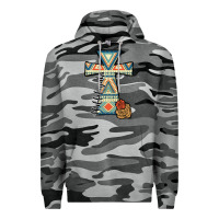 Slate Camo halleluljah aztec cross Premium Hoodie - JahusDesignShop