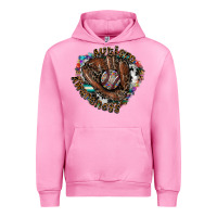 Fuchsia Pink Autism Awareness Baseball Urban Hoodie - CowhideDigitalArt