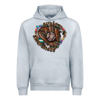 Heather Grey Autism Awareness Baseball Urban Hoodie - CowhideDigitalArt