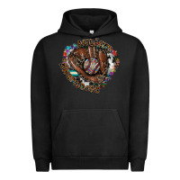Pigment Black Autism Awareness Baseball Urban Hoodie - CowhideDigitalArt