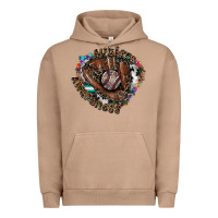 Pigment Burro Autism Awareness Baseball Urban Hoodie - CowhideDigitalArt