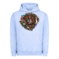 Pigment Grape Ice Autism Awareness Baseball Urban Hoodie - CowhideDigitalArt