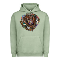 Pigment Oil Green Autism Awareness Baseball Urban Hoodie - CowhideDigitalArt