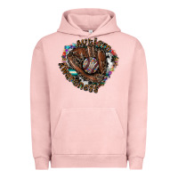 Pigment Salmon Autism Awareness Baseball Urban Hoodie - CowhideDigitalArt