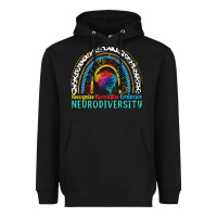 Black Recognize normalize embrace neurodiversity Autism Heavyweight Hoodie - FaDigitalArtStudio