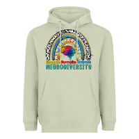 Matcha Recognize normalize embrace neurodiversity Autism Heavyweight Hoodie - FaDigitalArtStudio