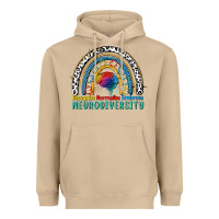 Mushroom Recognize normalize embrace neurodiversity Autism Heavyweight Hoodie - FaDigitalArtStudio
