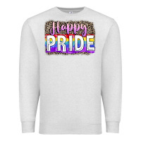 Oatmeal Heather Happy pride Premium Sweatshirt - FaDigitalArtStudio