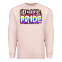 Pale Pink Happy pride Premium Sweatshirt - FaDigitalArtStudio
