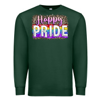Sports Green Happy pride Premium Sweatshirt - FaDigitalArtStudio
