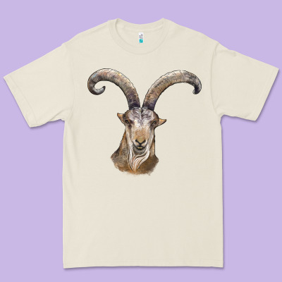 Spanish Goat Face Premium Tee Designed By Lillyallendesigns