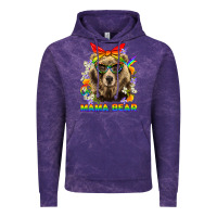 Cloud Purple Mama Bear Pride LGBTQ+ Vintage Hoodie - BundleAndBundleShop