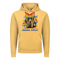 Vintage Mustard Mama Bear Pride LGBTQ+ Vintage Hoodie - BundleAndBundleShop