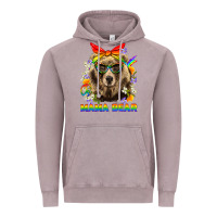 Vintage Zinc Mama Bear Pride LGBTQ+ Vintage Hoodie - BundleAndBundleShop