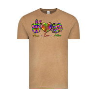 Vintage Camel Peace Love Autism Vintage Tee - BundleAndBundleShop