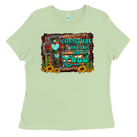 Matcha Christmas begins with christ cross Ladies Tee - Jasminsmagicworld