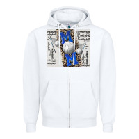 White volleyball mom blue mother's day Zipper Hoodie - CowGirlArtShop