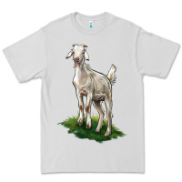 Dove Grey Kiko Goat Premium Tee - LillyAllenDesigns