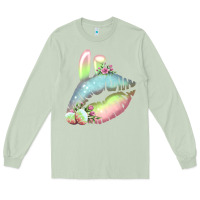 Matcha Eared Paster Color Easter Lips Long Sleeve Tee - Bettercallsaul
