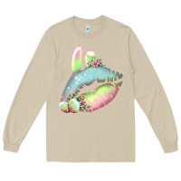 Mushroom Eared Paster Color Easter Lips Long Sleeve Tee - Bettercallsaul
