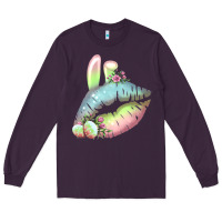 Plum Eared Paster Color Easter Lips Long Sleeve Tee - Bettercallsaul