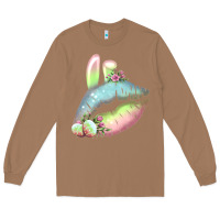 Toasted Coconut Eared Paster Color Easter Lips Long Sleeve Tee - Bettercallsaul