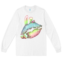 White Eared Paster Color Easter Lips Long Sleeve Tee - Bettercallsaul