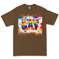 Cacao it's okay to say gay tumbler Premium Tee - JahusDesignShop