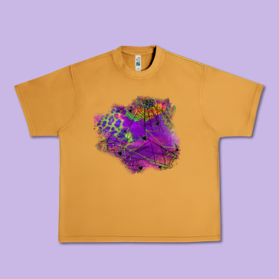 Halloween Spider Web For Patches Urban Heavy Tee Designed By Bundleandbundleshop