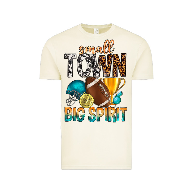 Small Town Big Spirit Vintage Tee by BundleAndBundleShop | Teevron