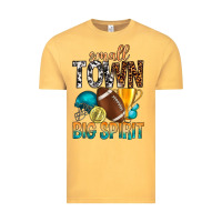 Vintage Mustard Small Town Big Spirit Vintage Tee - BundleAndBundleShop