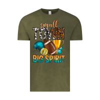 Vintage Olive Small Town Big Spirit Vintage Tee - BundleAndBundleShop