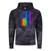 Cloud Black Pride LGBTQ+ American Flag Vintage Hoodie - BundleAndBundleShop