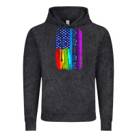 Vintage Black Pride LGBTQ+ American Flag Vintage Hoodie - BundleAndBundleShop