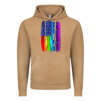 Vintage Camel Pride LGBTQ+ American Flag Vintage Hoodie - BundleAndBundleShop
