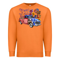 Carrot Western Truck Fourth Of July America Premium Sweatshirt - FaDigitalArtStudio