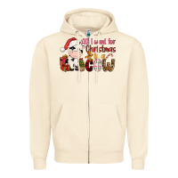 Sandshell all want for christmas is a cow Zipper Hoodie - CowGirlArtShop