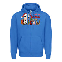True Royal all want for christmas is a cow Zipper Hoodie - CowGirlArtShop