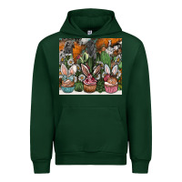 Forest Green easter Urban Hoodie - CowhideDigitalArt