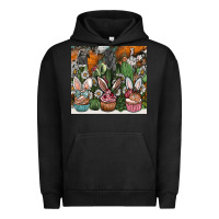 Pigment Black easter Urban Hoodie - CowhideDigitalArt