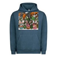 Pigment Midnight Navy easter Urban Hoodie - CowhideDigitalArt