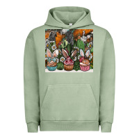 Pigment Oil Green easter Urban Hoodie - CowhideDigitalArt